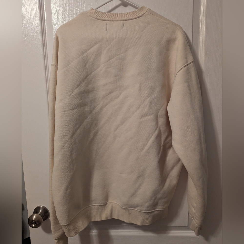 Kill Crew Tan Sweatshirt Small Baggy Oversized Heavyweight Sweater - Picture 4 of 4